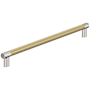 Amerock Esquire 18 Inch Center to Center Bar Cabinet Pull Polished Nickel / Golden Champagne