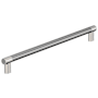 Amerock Esquire 18 Inch Center to Center Bar Cabinet Pull Polished Nickel / Stainless Steel