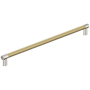 Amerock Esquire 24 Inch Center to Center Bar Cabinet Pull Polished Nickel / Golden Champagne