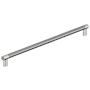 Amerock Esquire 24 Inch Center to Center Bar Cabinet Pull Polished Nickel / Stainless Steel