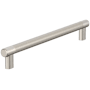 Amerock Bronx 12 Inch Center to Center Bar Cabinet Pull Satin Nickel