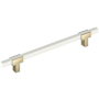 Amerock Urbanite 12 Inch Center to Center Bar Cabinet Pull Golden Champagne / White