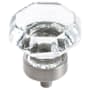 Amerock Traditional Classics 1-5/16 Inch Geometric Cabinet Knob Satin Nickel
