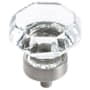 Amerock Traditional Classics 1-5/16 Inch Geometric Cabinet Knob Satin Nickel