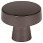 Amerock Blackrock 1-5/8 Inch Mushroom Cabinet Knob Gunmetal