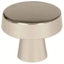 Amerock Blackrock 1-5/8 Inch Mushroom Cabinet Knob Polished Nickel