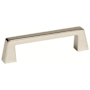 Amerock Blackrock 3-3/4 Inch Center to Center Handle Cabinet Pull Polished Nickel