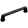 Amerock Blackrock 5-1/16 Inch Center to Center Handle Cabinet Pull Oil Rubbed Bronze
