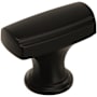 Amerock Highland Ridge 11/16 Inch Bar Cabinet Knob Black Bronze