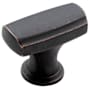 Amerock Highland Ridge 11/16 Inch Bar Cabinet Knob Dark Oiled Bronze (Dob)