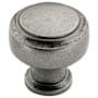Amerock Highland Ridge 1-3/16 Inch Mushroom Cabinet Knob Antique Pewter