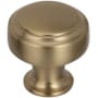 Amerock Highland Ridge 1-3/16 Inch Mushroom Cabinet Knob Golden Champagne