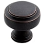 Amerock Highland Ridge 1-3/16 Inch Mushroom Cabinet Knob Dark Oiled Bronze (Dob)