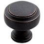 Amerock Highland Ridge 1-3/16 Inch Mushroom Cabinet Knob Dark Oiled Bronze (Dob)