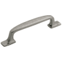Amerock Highland Ridge 3-3/4 Inch Center to Center Handle Cabinet Pull - 10 Pack Antique Pewter