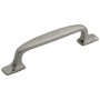 Amerock Highland Ridge 3-3/4 Inch Center to Center Handle Cabinet Pull Antique Pewter