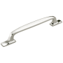 Amerock Highland Ridge 6-5/16 Inch Center to Center Handle Cabinet Pull - 25 Pack Polished Nickel