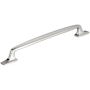 Amerock Highland Ridge 10-1/16 Inch Center to Center Handle Cabinet Pull Polished Nickel