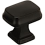 Amerock Revitalize 7/8 Inch Rectangular Cabinet Knob Black Bronze
