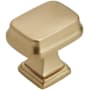 Amerock Revitalize 7/8 Inch Rectangular Cabinet Knob Champagne Bronze