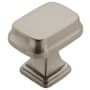 Amerock Revitalize 7/8 Inch Rectangular Cabinet Knob Satin Nickel