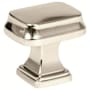 Amerock Revitalize 7/8 Inch Rectangular Cabinet Knob Polished Nickel