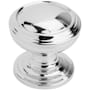 Amerock Revitalize 1-1/4 Inch Mushroom Cabinet Knob Polished Chrome