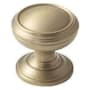 Amerock Revitalize 1-1/4 Inch Mushroom Cabinet Knob Golden Champagne