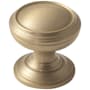 Amerock Revitalize 1-1/4 Inch Mushroom Cabinet Knob Golden Champagne