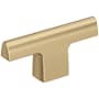 Amerock Riva 1/2 Inch Bar Cabinet Knob Champagne Bronze