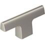 Amerock Riva 1/2 Inch Bar Cabinet Knob Satin Nickel