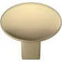Amerock Riva 1-1/4 Inch Oval Cabinet Knob Golden Champagne