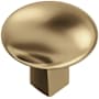 Amerock Riva 1-1/4 Inch Oval Cabinet Knob Champagne Bronze