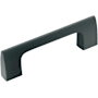Amerock Riva 3 Inch Center to Center Handle Cabinet Pull Matte Black