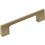 Amerock Riva 3-3/4 Inch Center to Center Handle Cabinet Pull Golden Champagne
