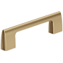 Amerock Riva 3-3/4 Inch Center to Center Handle Cabinet Pull Champagne Bronze