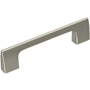 Amerock Riva 3-3/4 Inch Center to Center Handle Cabinet Pull Polished Nickel
