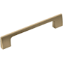 Amerock Riva 5-1/16 Inch Center to Center Handle Cabinet Pull Golden Champagne