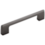Amerock Riva 5-1/16 Inch Center to Center Handle Cabinet Pull Graphite