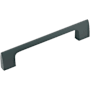 Amerock Riva 5-1/16 Inch Center to Center Handle Cabinet Pull Matte Black
