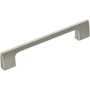 Amerock Riva 5-1/16 Inch Center to Center Handle Cabinet Pull Polished Nickel