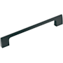 Amerock Riva 6-5/16 Inch Center to Center Handle Cabinet Pull Matte Black