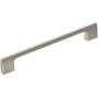 Amerock Riva 6-5/16 Inch Center to Center Handle Cabinet Pull Polished Nickel