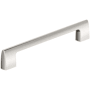 Amerock Riva 7-9/16 Inch Center to Center Handle Cabinet Pull Satin Nickel