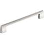 Amerock Riva 10-1/16 Inch Center to Center Handle Cabinet Pull Satin Nickel