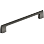 Amerock Riva 10-1/16 Inch Center to Center Handle Cabinet Pull Graphite