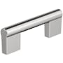 Amerock Versa 3 Inch Center to Center Handle Cabinet Pull Polished Chrome