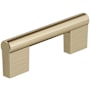 Amerock Versa 3 Inch Center to Center Handle Cabinet Pull Golden Champagne