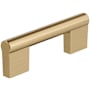 Amerock Versa 3 Inch Center to Center Handle Cabinet Pull Champagne Bronze