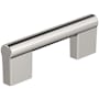 Amerock Versa 3 Inch Center to Center Handle Cabinet Pull Polished Nickel